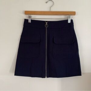 FOREVER 21 zippered mini skirt